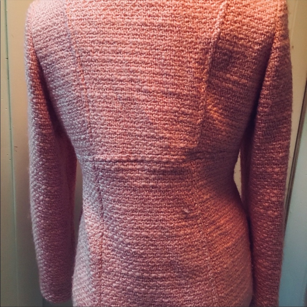 Neiman Marcus Pink Textured Blazer - Picture 3 of 8